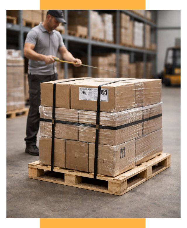 Упаковка и паллетирование грузов от 3623 р. | СетСервис-Чта