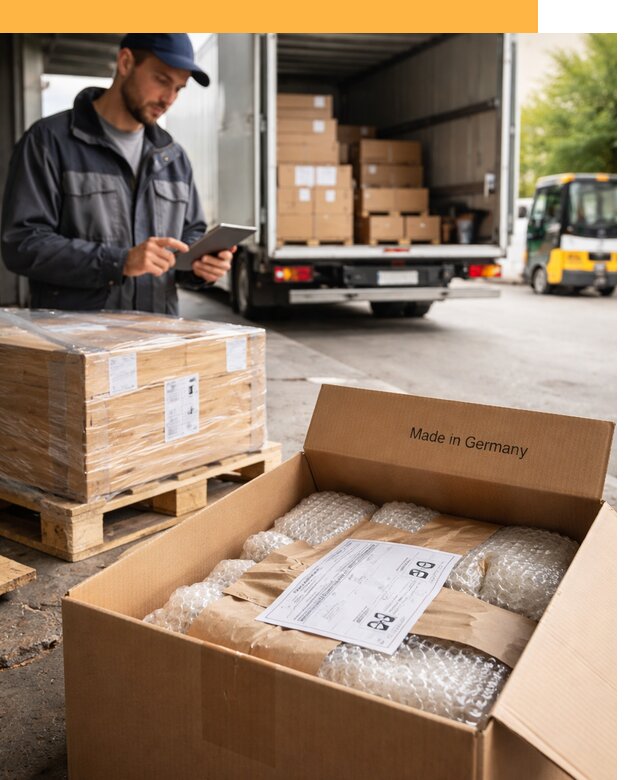 Доставка грузов из Германии от 46575 руб с таможенным оформлением