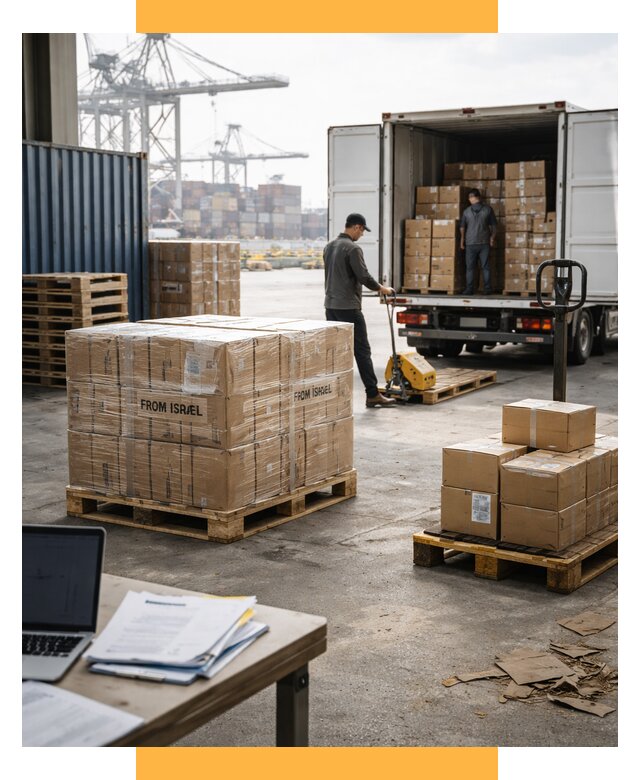 Доставка грузов из Израиля от 15525 р., логистика от СетСервис-Чта