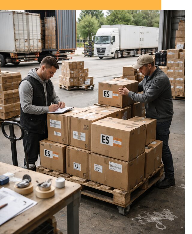 Доставка грузов в Испанию автотранспортом от 36225 руб