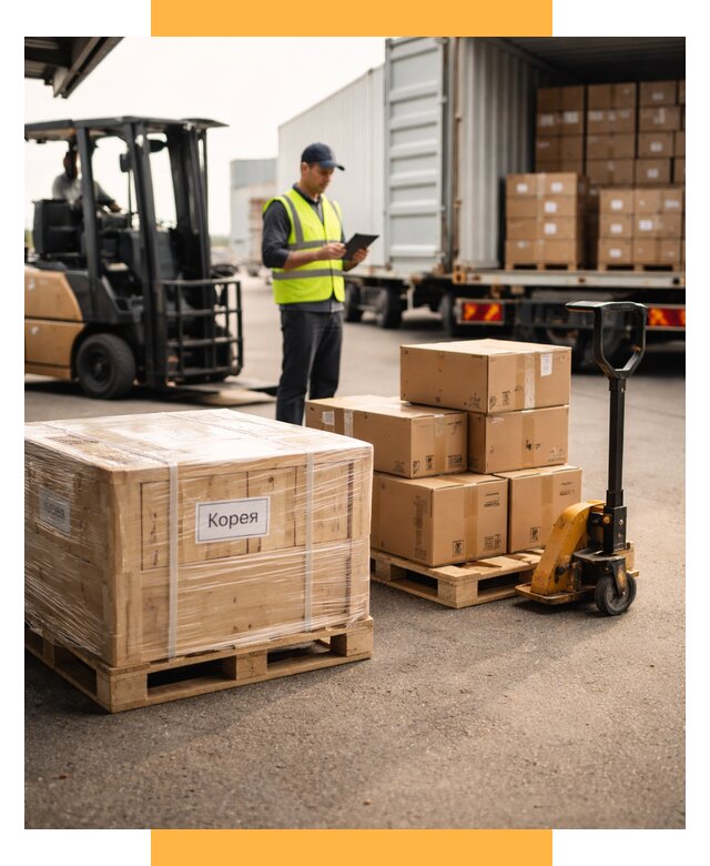 Доставка грузов в Корею из России от 36225 р. | СетСервис-Чта