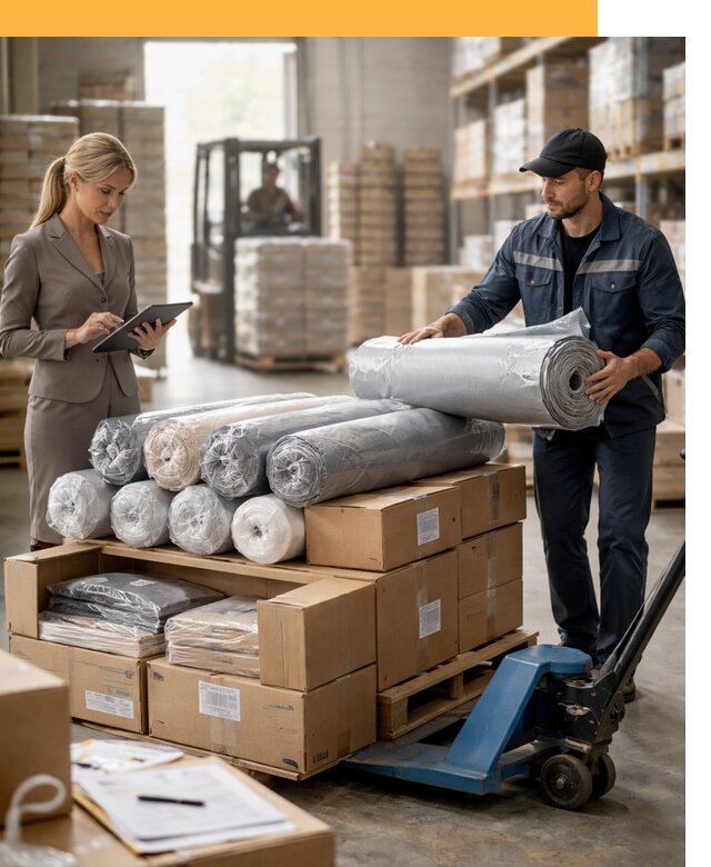 Перевозка текстиля по миру от 15525 руб. с таможней и страхованием