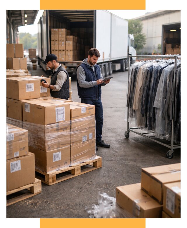 Перевозка и доставка одежды из Китая от 7763 р., СетСервис-Чта