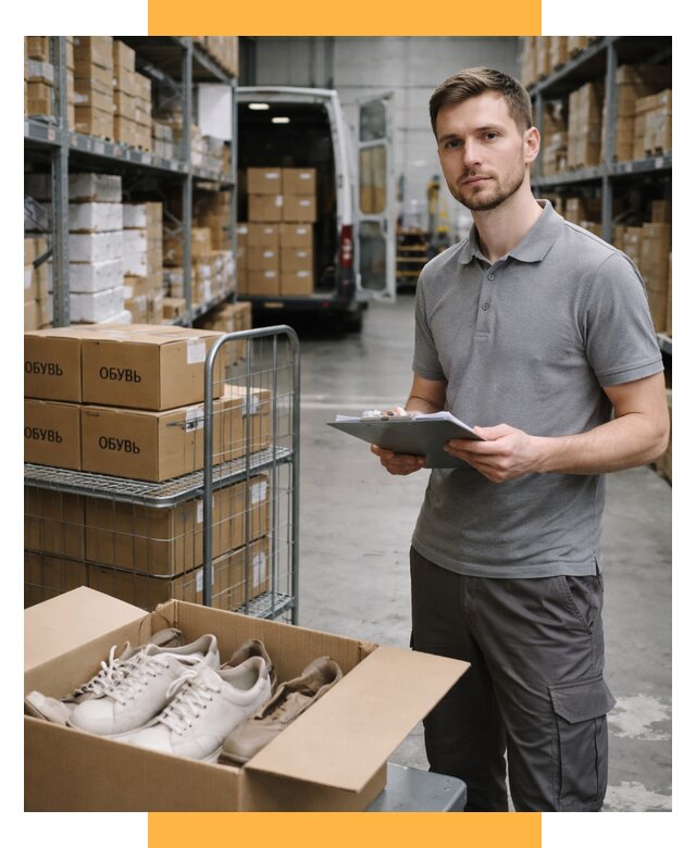 Доставка обуви из Китая и Турции от 4658 р. СетСервис-Чта