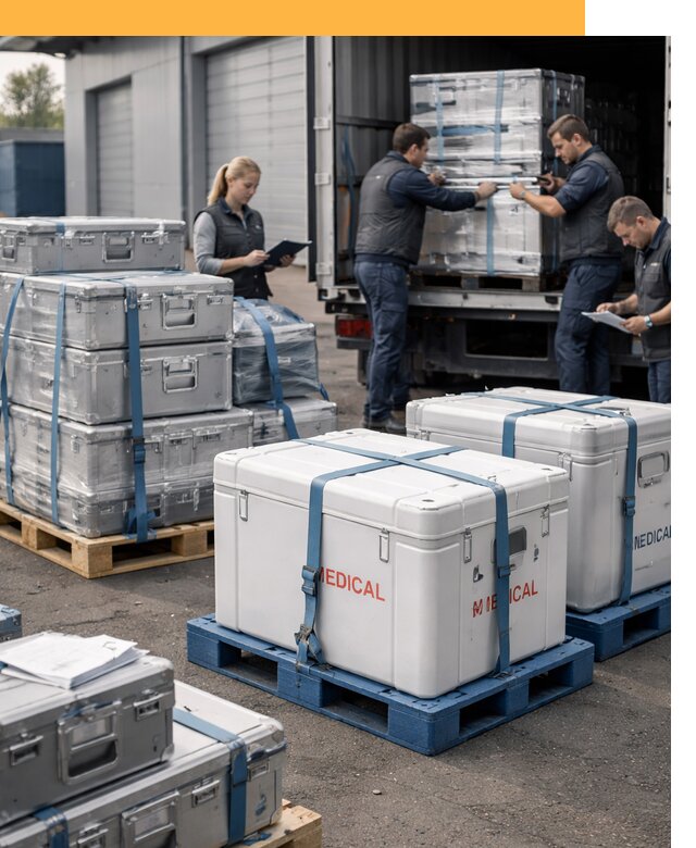 Перевозка медицинского оборудования по всему миру от 15525 руб