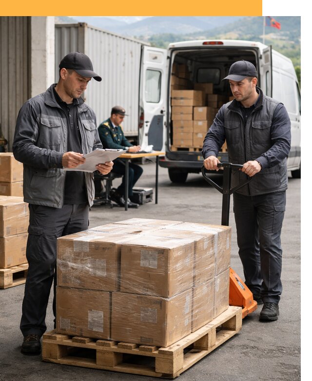 Доставка грузов через Армению, быстрая таможенная очистка от 25875