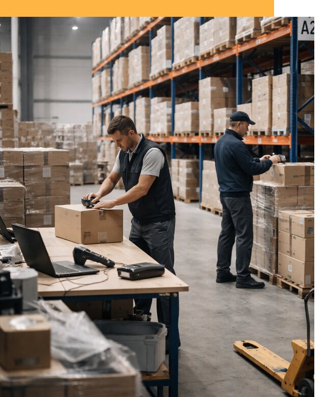 Склад консолидации в Европе: хранение, сортировка от 6728